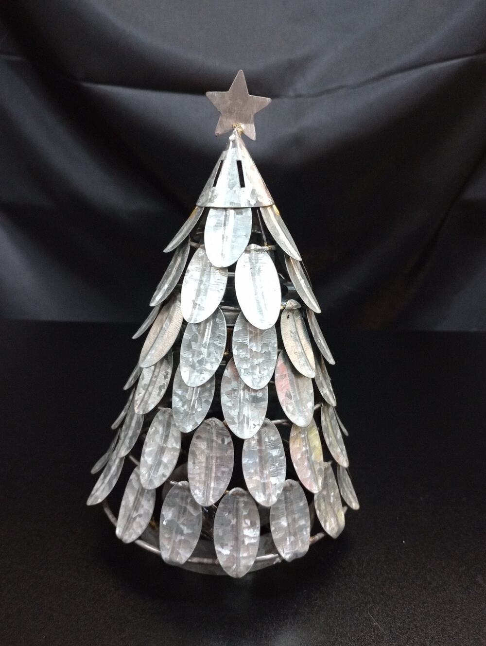 Scentsy Warmer All Aglow Small Gray Silver Christmas Tree in Original Box